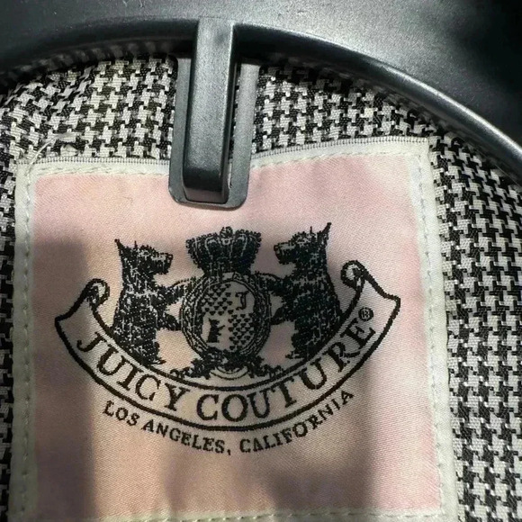 Juicy Couture Girls Puffer Vest , Size Medium, Black , Faux Fur Collar - Picture 3 of 9